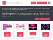 Tablet Screenshot of newyorkboozecruise.com